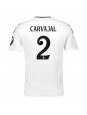 Real Madrid Daniel Carvajal #2 Domácí Dres 2024-25 Krátký Rukáv